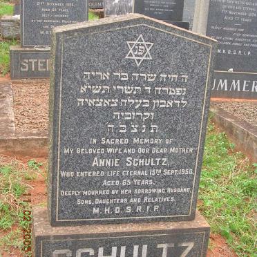 SCHULTZ Annie -1950