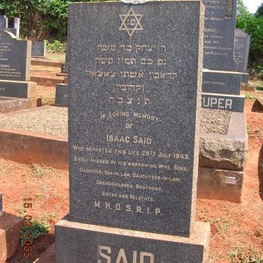 SAID Isaac -1948