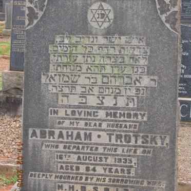 TROTSKY Abraham -1935