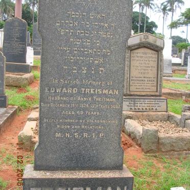 TREISMAN Edward -1926