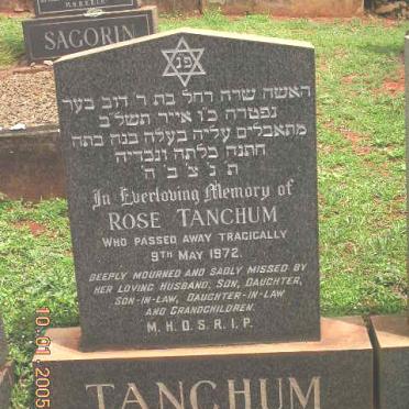 TANCHUM Rose -1972