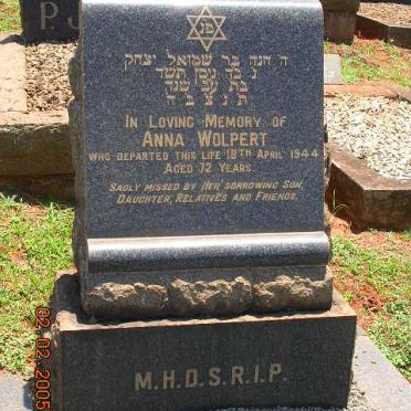 WOLPERT Anna -1944
