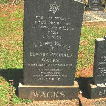 WACKS Edward Reginald -197?