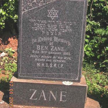 ZANE Ben -1965