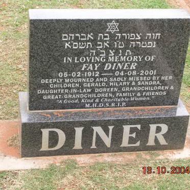 DINER Fay 1912-2001
