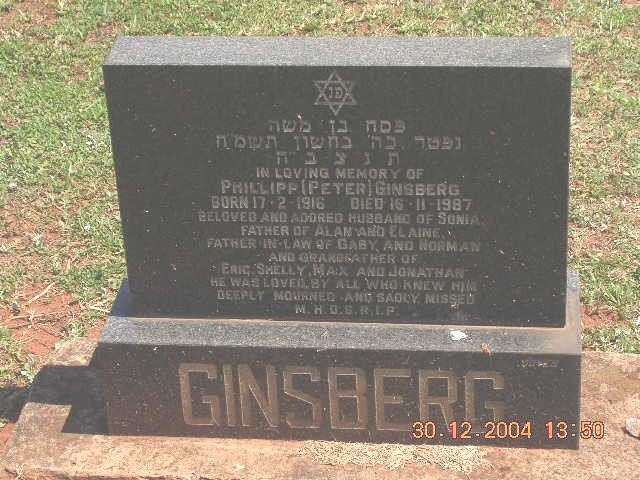 GINSBERG Phillipp 1916-1987