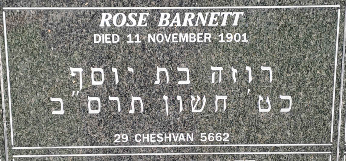 BARNETT Rose -1901