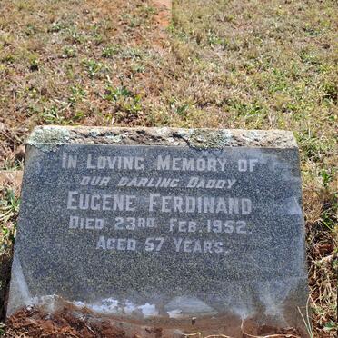 ? Eugene Ferdinand -1952
