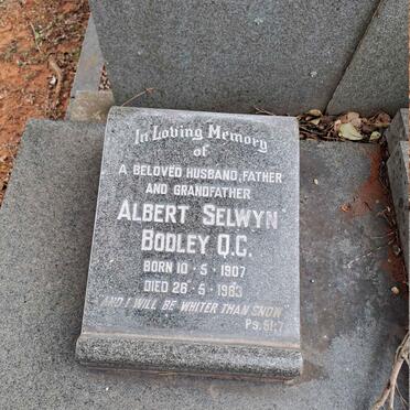 BODLEY Albert Selwyn 1907-1983