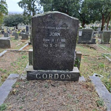 GORDON John 1918-1980