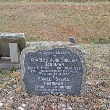 HARDMAN Charles John Sinclair 1910-1965 & Esmee Sylvia 1913-1997