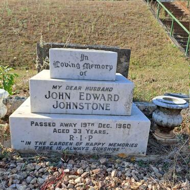 JOHNSTONE John Edward -1960
