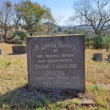 MATTEI Annie Caroline -1967