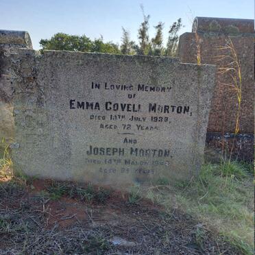 MORTON Joseph -19? & Emma Covell -1938