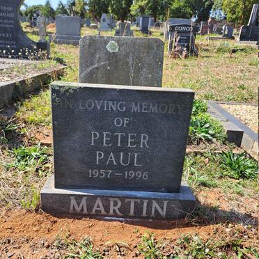MARTIN Peter Paul 1957-1996