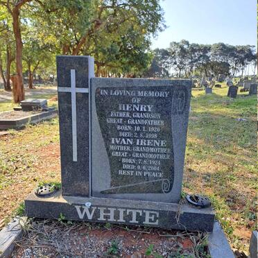 WHITE Henry1920-1998 & Ivan Irene 1924-2004