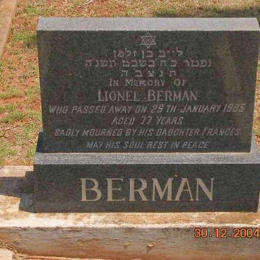 BERMAN Lionel -1995