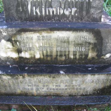 KIMBER Florence Margaret  -1943