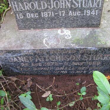 STUART Janet Aitchison 1870-1960