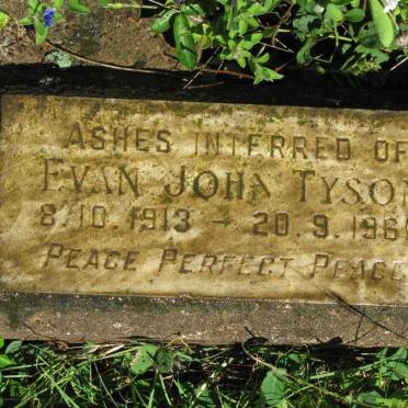 TYSON Evan John 1913-1966