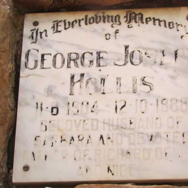 HOLLIS George Joseph 1904-1988
