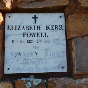 POWELL Stanley John 1921-1973 &amp; Elizabeth Kerr 1924-1972