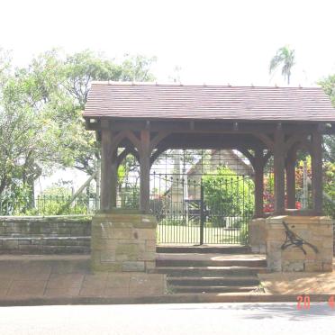 1. Entrance to the church and cemetery