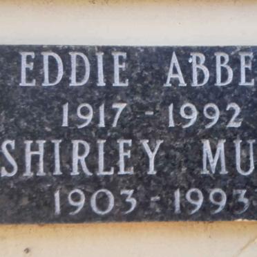 ABBEY Eddie 1917-1992 &amp; MUIR Shirley 1903-1993