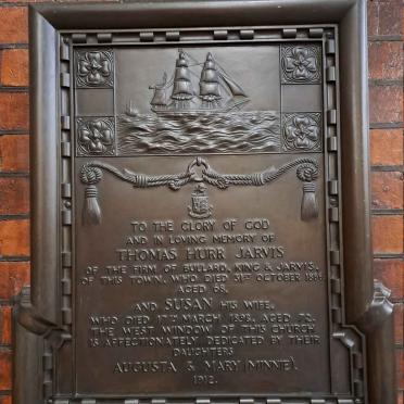 Kwazulu-Natal, DURBAN, Central, St. Paul's Anglican Church, Memorial plaques