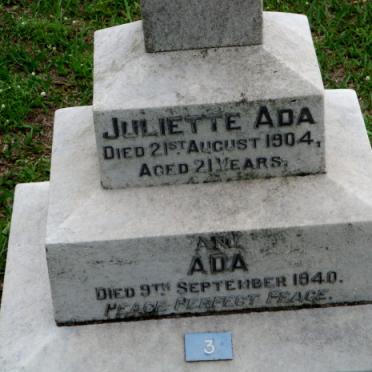 ? Juliette Ada -1904 :: ? Ada -1940