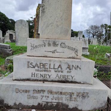 ABREY Isabella 1857-1923