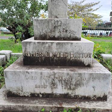 BUTTON James Edward -1910 & Mary BRUNTON -1906 _3