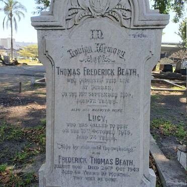 BEATH Thomas Frederick 1910 & Lucy -1915 :: BEATH Frederick Thomas -1943