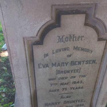 BRUNYEE Harry -1898 & Eva Mary BENTSEN -1943