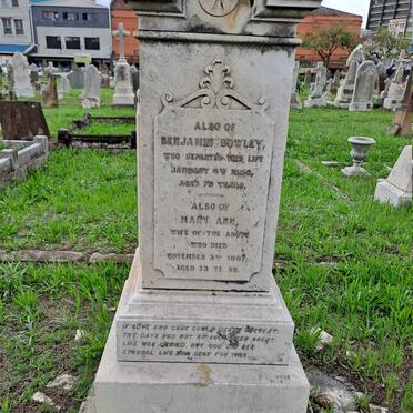 BOWLEY Benjamin -1886 & Mary Ann 1887