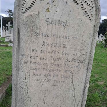 BURGESS Arthur 1870-1898