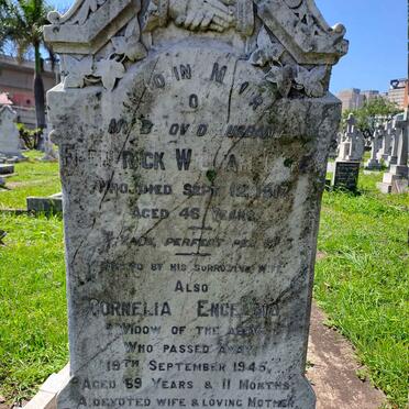 CAREY Frederick William -1917 & Cornelia Engelina -1945