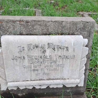 CRAMPTON John Reginald Thomas -1967