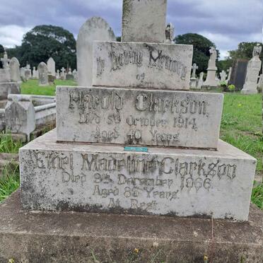 CLARKSON Harold -1914 & Ethel Madeline -1966