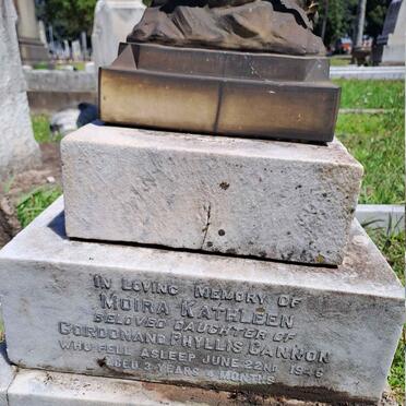 CANNON J.W.E. -1931 :: CANNON Leslie Cudmore -1908 :: CANNON Moira Kathleen -1946 _2