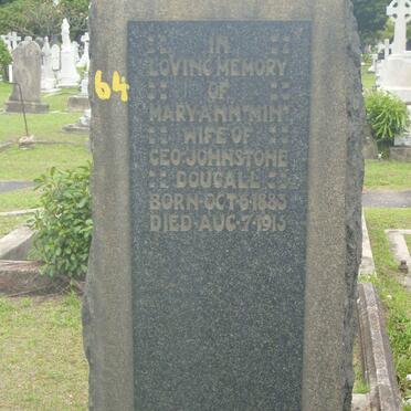 DOUGALL Mary Ann 1883-1913