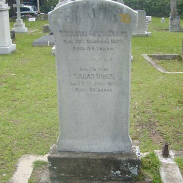 DREW William Ghee -1920 &amp; Sarah -1952