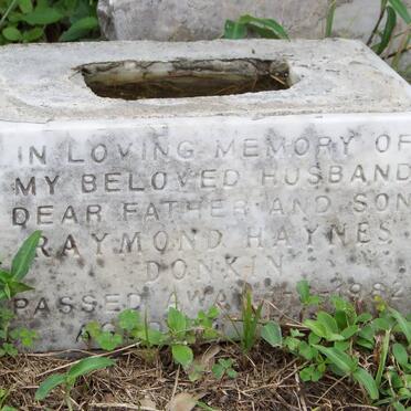 DONKIN Raymond Haynes -1?82