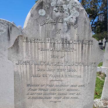 FLOCKHART Martha Maria nee DELAHUNT -1900