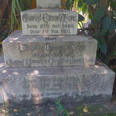 FORTH Charles Edward 1860-1911 :: FORTH Edward Murray 1890-1909