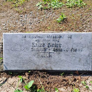 GRICE Eliza -1921