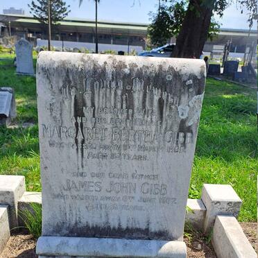 GIBB James John -1967 & Margaret Bertha -1965