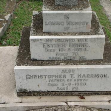 HARRISON Christopher T -1920 :: DONNE Esther -1954