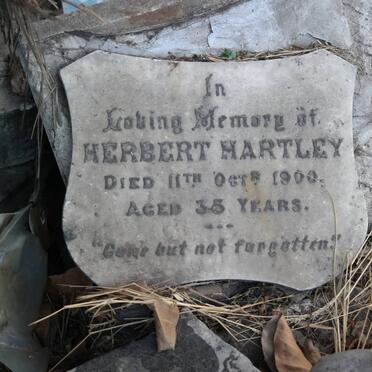 HARTLEY Herbert -1900