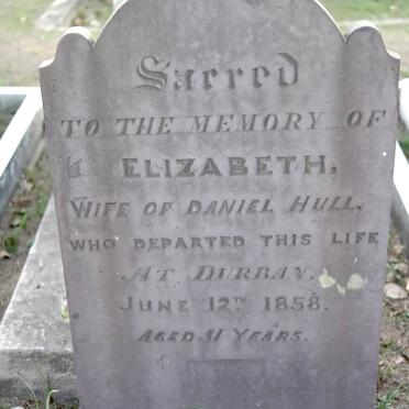 HULL Elizabeth -1858